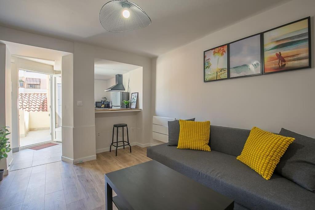 Endoume, Charmant T2 Au Calme, Terrasse, 13007 Marseille Exteriör bild
